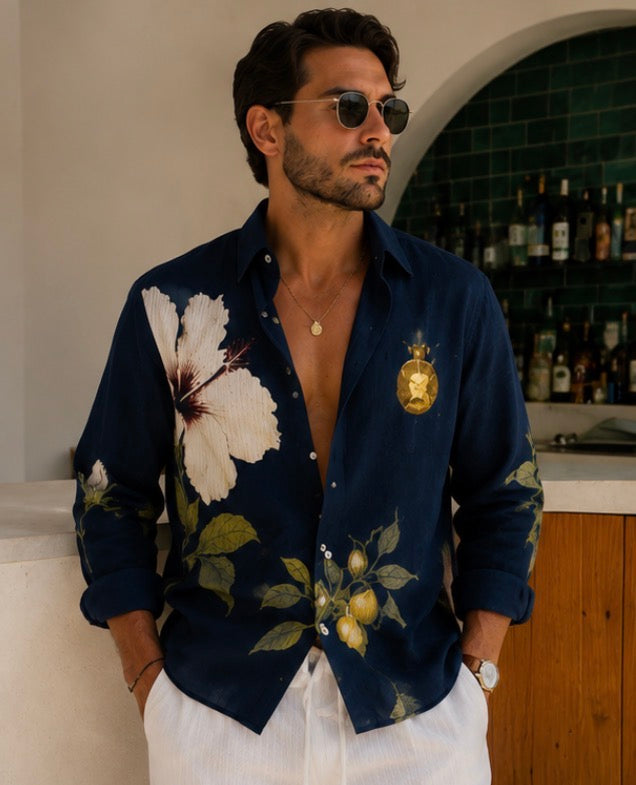 Valcero Hibiscus Resort Shirt