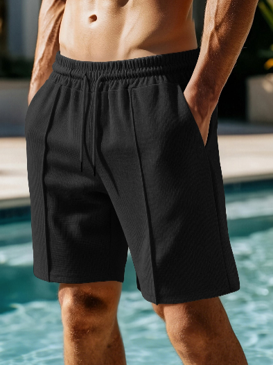 Valcero Herren Textured Shorts – Zeitlose Eleganz